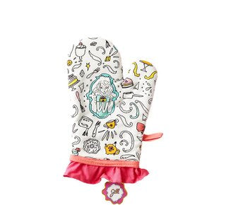 Kinderschürze und Ofenhandschuh Set