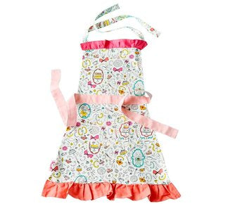 Kinderschürze und Ofenhandschuh Set
