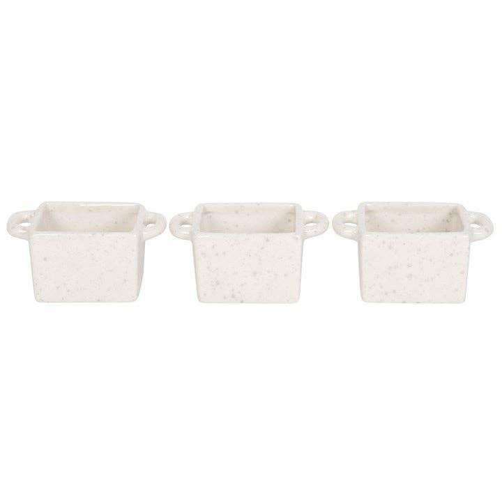 Set mit 3 Schüsselchen für  Weihnachten | Die kleine Fetenkiste | Snackschalen aus Keramik