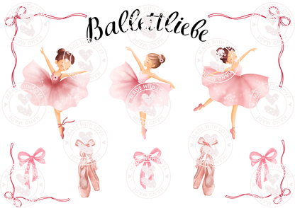 BallettTischsetKindergeburtstag_DiekleineFetenkiste_AusmalbildVoralgezumAusdruckenfuerKinderKinderpartyminiposter