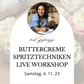 Buttercreme Spritztechniken Workshop Kreativ Welt Messe Offenbach | Die kleine Fetenkiste | Live Cupcakes selbst dekorieren