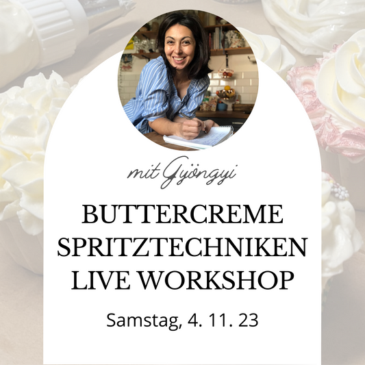 Buttercreme Spritztechniken Workshop Kreativ Welt Messe Offenbach | Die kleine Fetenkiste | Live Cupcakes selbst dekorieren