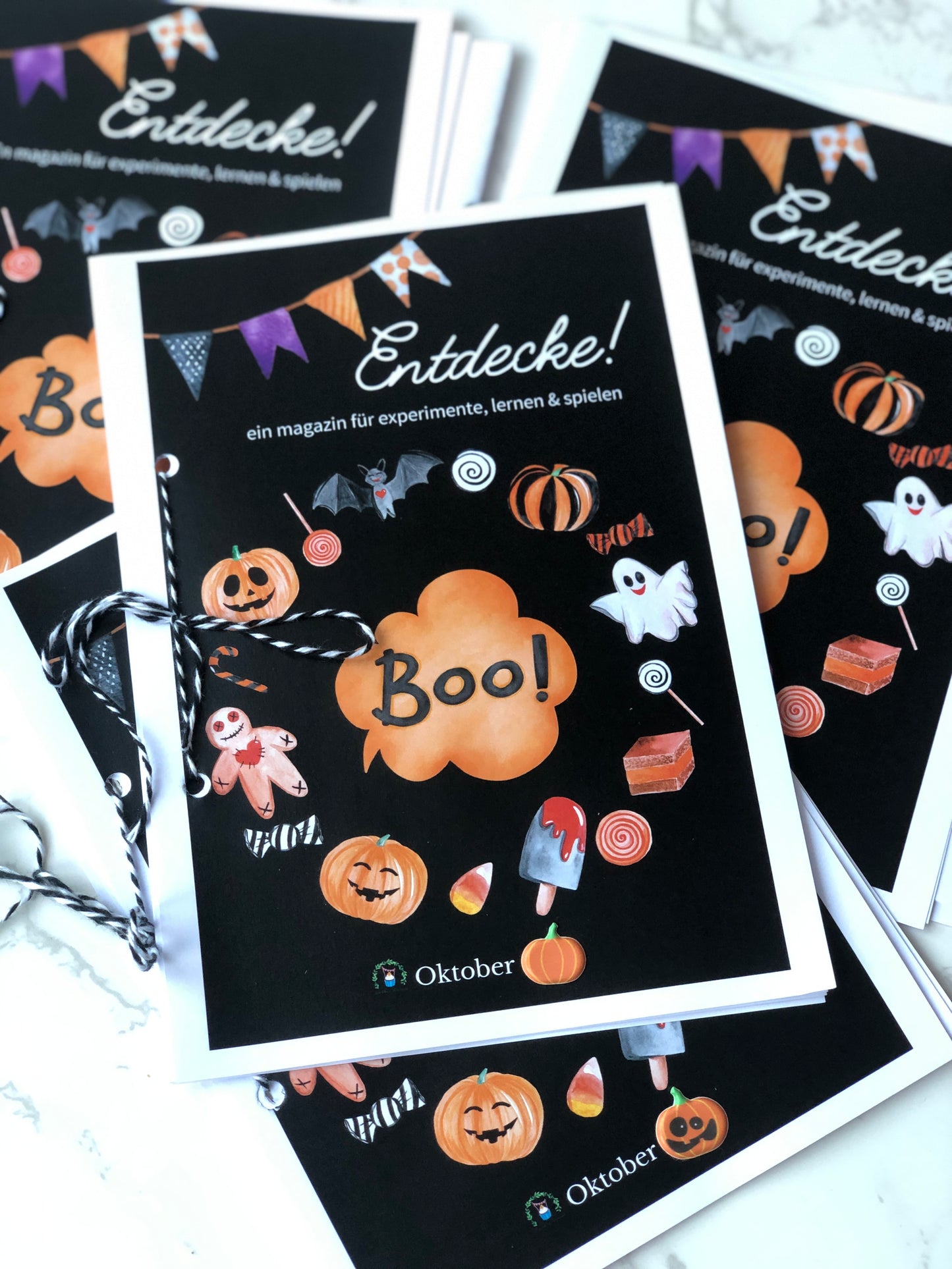 Halloween Bastelbox - Zauberlehrling | Die kleine Fetenkiste | Bastelkiste Aktivitätenkiste für Kinder Halloween