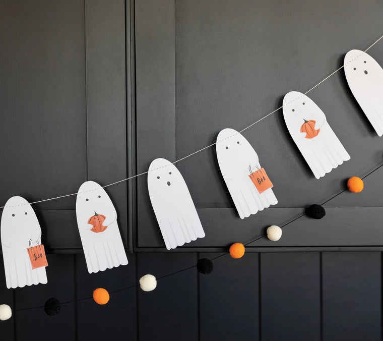 Papiergirlande und Filzgirlande für Halloween Geister Boo Crew!  Die kleine Fetenkiste | Girlandenset von My Mind's Eye