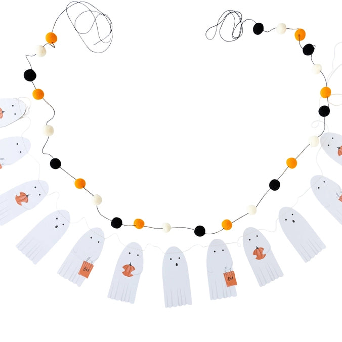 Papiergirlande und Filzgirlande für Halloween Geister Boo Crew!  Die kleine Fetenkiste | Girlandenset von My Mind's Eye