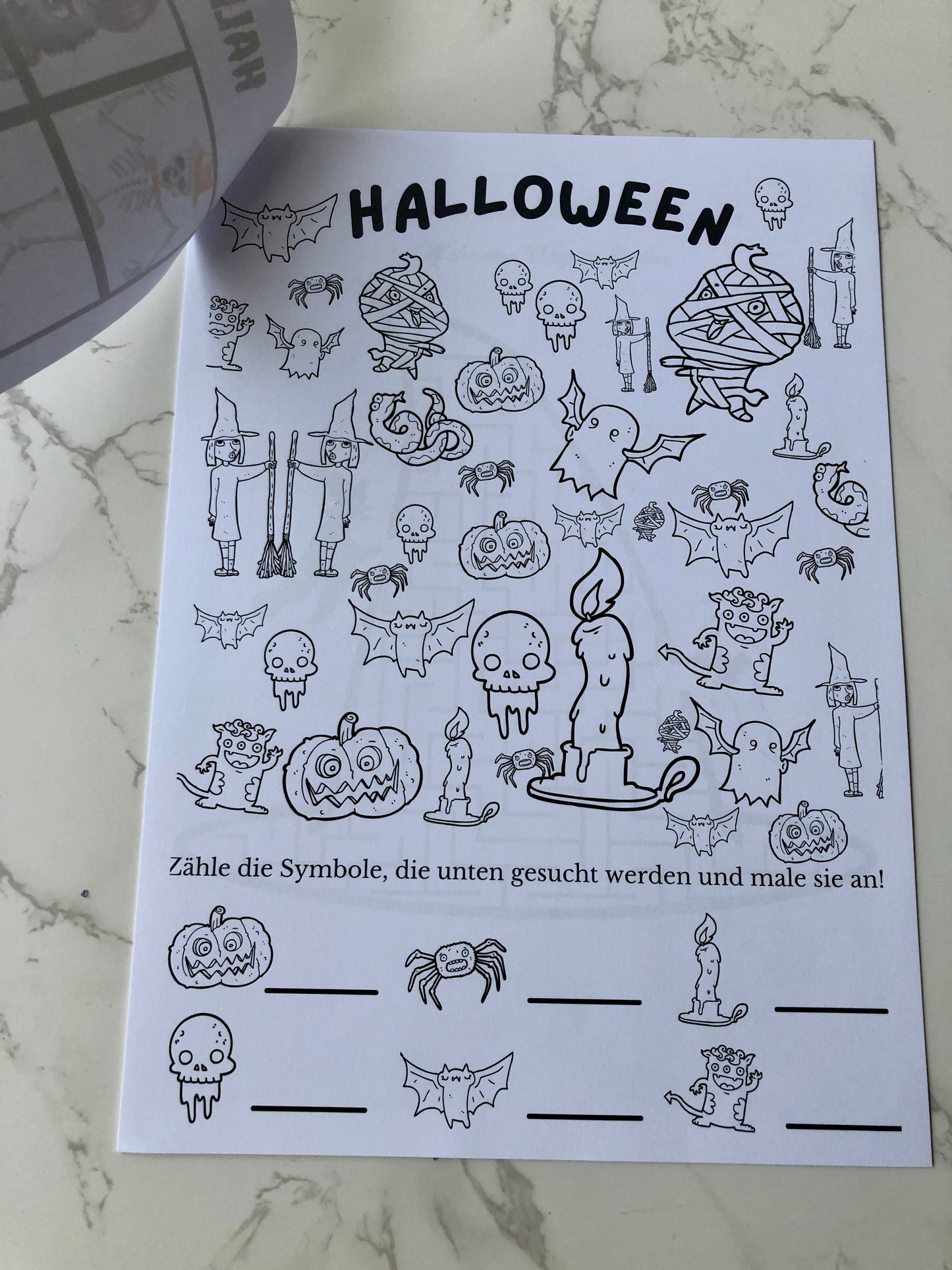 Halloween Bastelbox - Zauberlehrling | Die kleine Fetenkiste | Bastelkiste Aktivitätenkiste für Kinder Halloween
