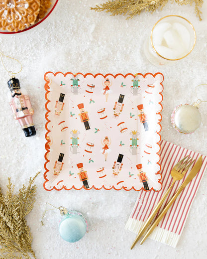 Nussknacker Pappteller | Die kleine Fetenkiste | My Mind‘s Eye Nutcracker Paper Plate Weihnachten mit Kindern Nussknacker Ballett