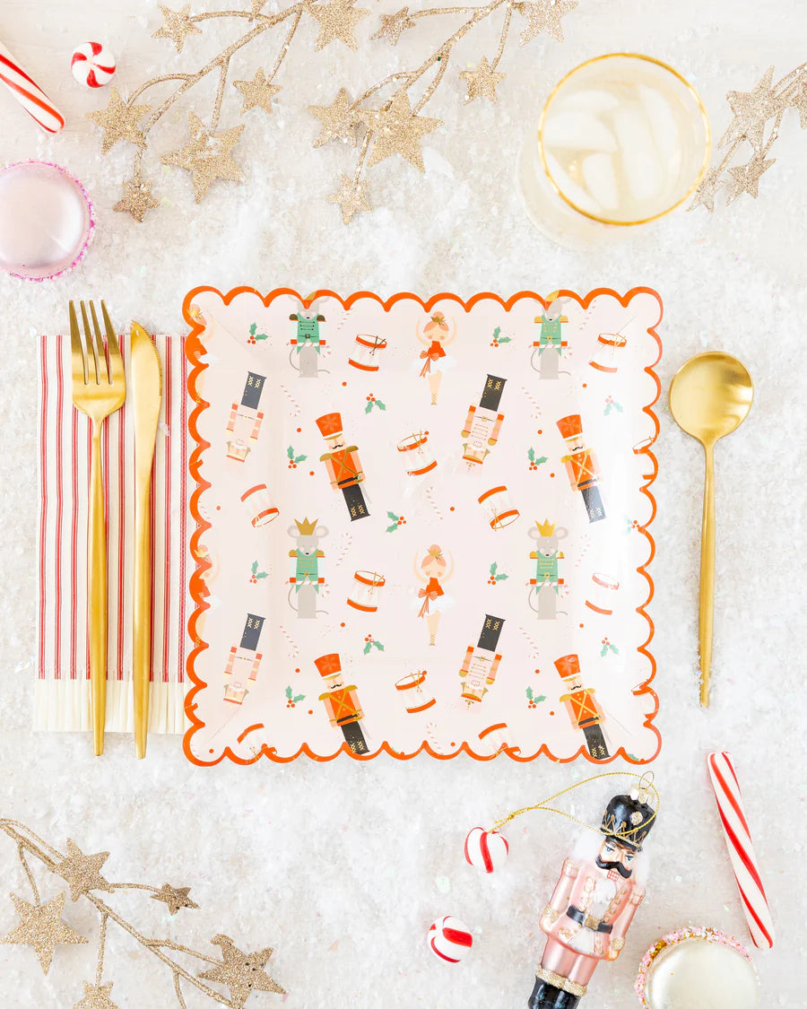 Nussknacker Pappteller | Die kleine Fetenkiste | My Mind‘s Eye Nutcracker Paper Plate Weihnachten mit Kindern Nussknacker Ballett