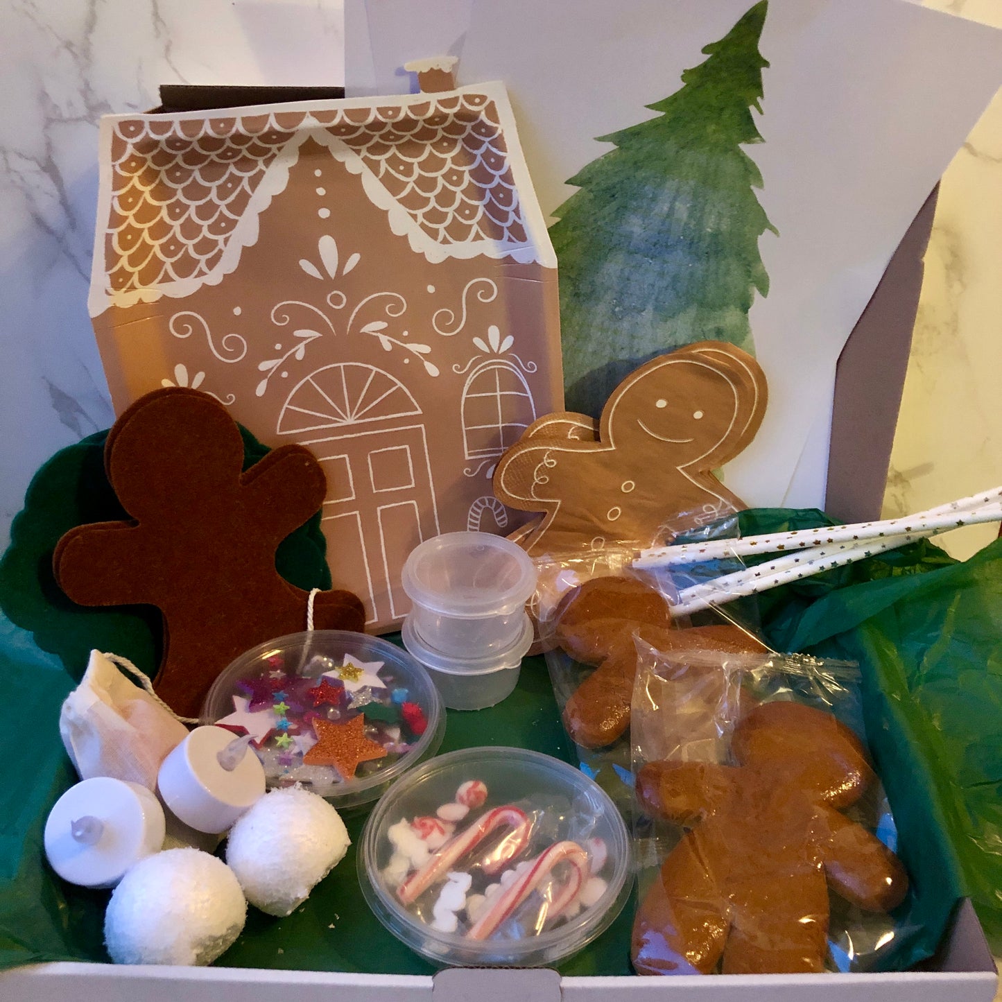 Lebkuchenzauber Kiste | Die kleine Fetenkiste | Weihnachten Bastelbox und Aktiviätenkiste für Kinder