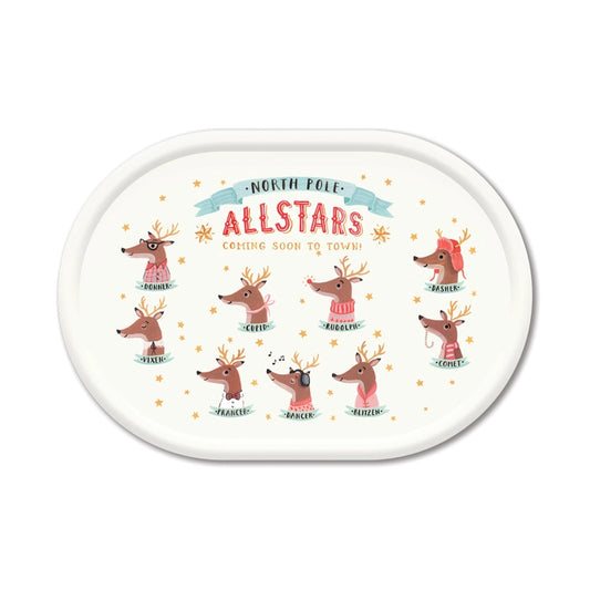 Rentier Melamin Tablett My Mind's Eye | Die kleine Fetenkiste | Dear Rudolph Reindeer Melaminplatte